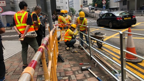警總外水馬被撤 已圍封逾年 警總外水馬被撤 已圍封逾年