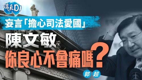 講真D|妄言「擔心司法愛國」 陳文敏你良心不會痛嗎? 講真D|妄言「擔心司法愛國」 陳文敏你良心不會痛嗎?