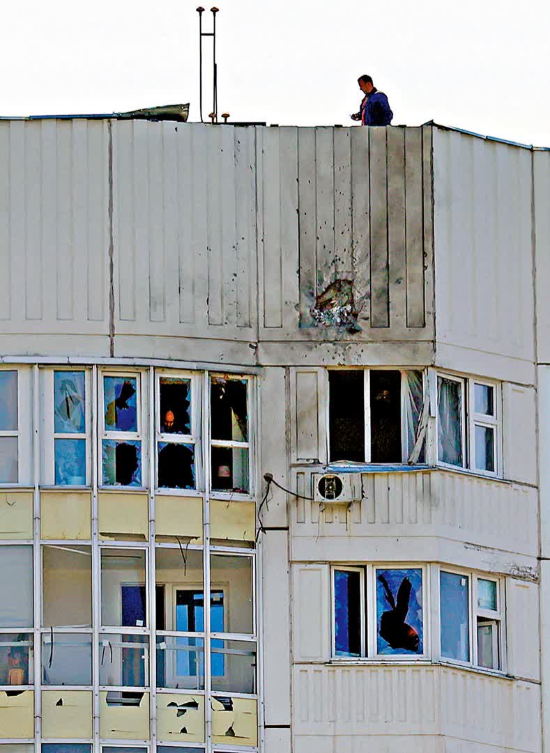 烏無人機襲莫斯科　三棟民居受損