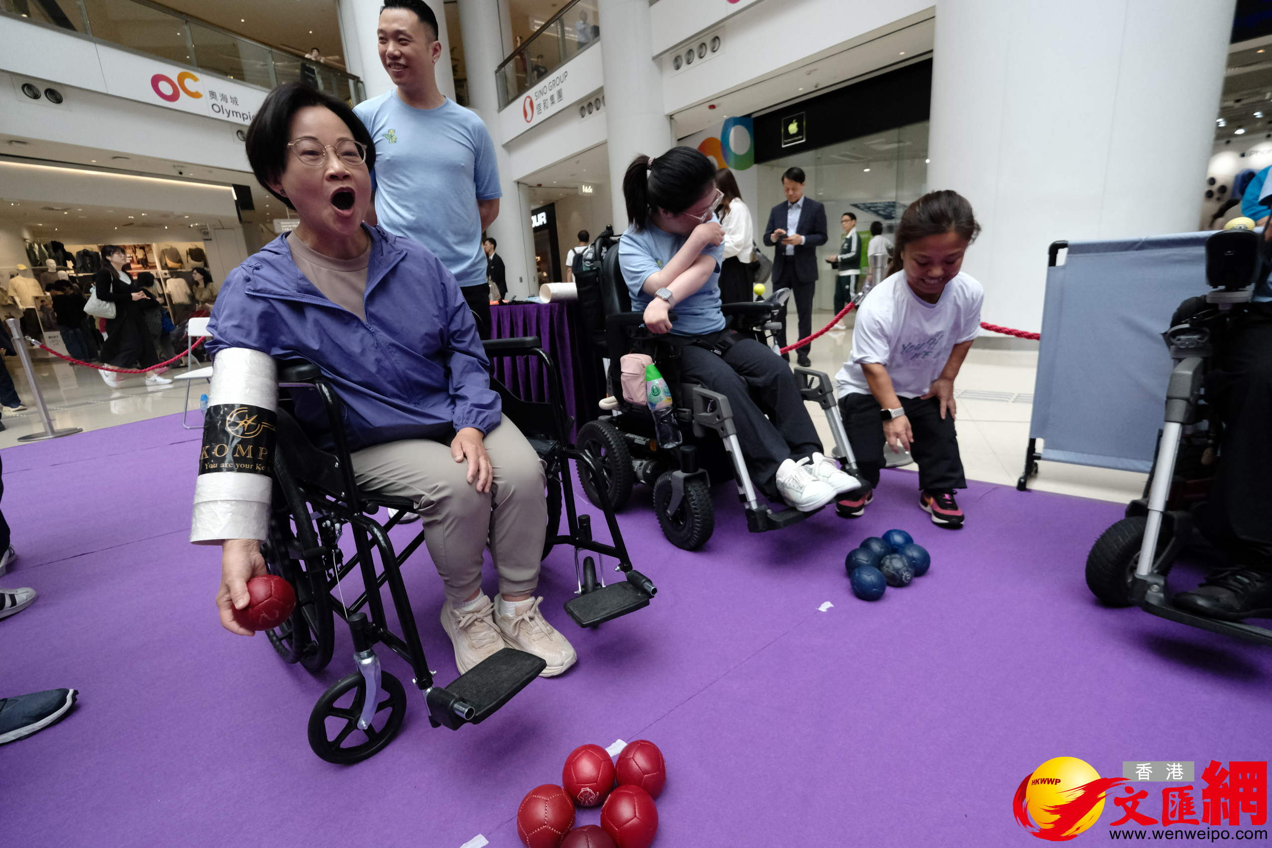 運動傷聚啟動禮及體驗日(香港文匯報記者涂穴 攝) 運動傷聚啟動禮及體驗日(香港文匯報記者涂穴 攝)