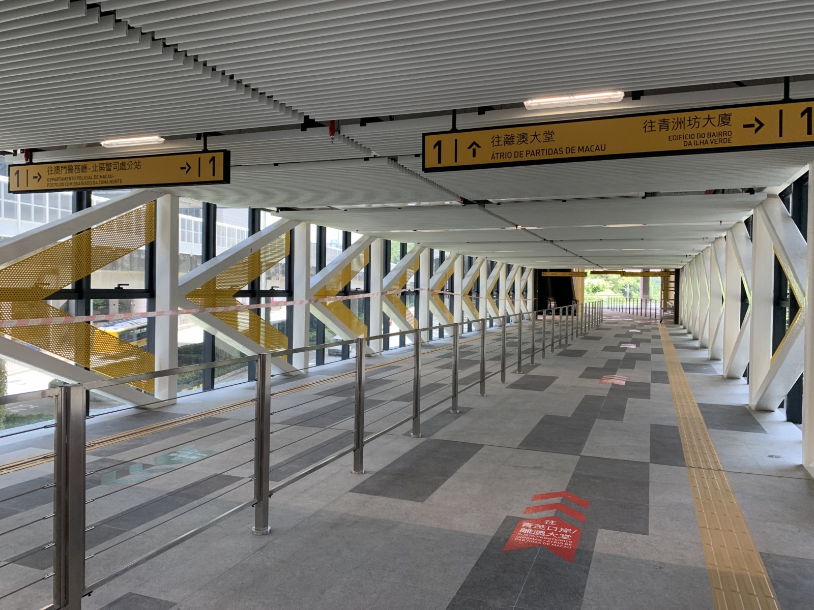 澳門青茂口岸配套設施基本完工（車玲玲攝 ）