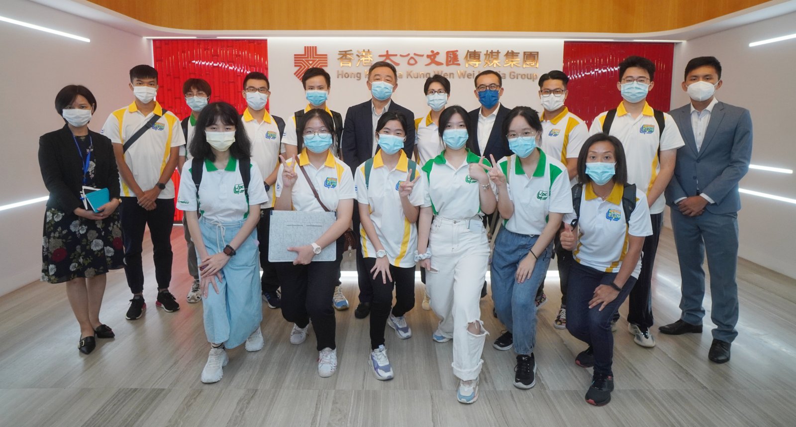 香港警務處邊界區少年警訊參訪香港大公文匯傳媒集團。(大公文匯全媒體記者 攝) 香港警務處邊界區少年警訊參訪香港大公文匯傳媒集團。(大公文匯全媒體記者 攝)