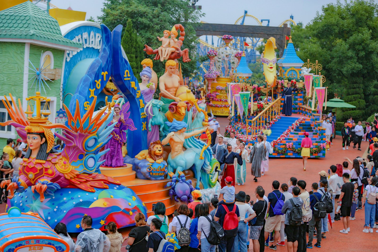 中秋小長假盛行「國潮風」短途親子游(記者宋偉攝)