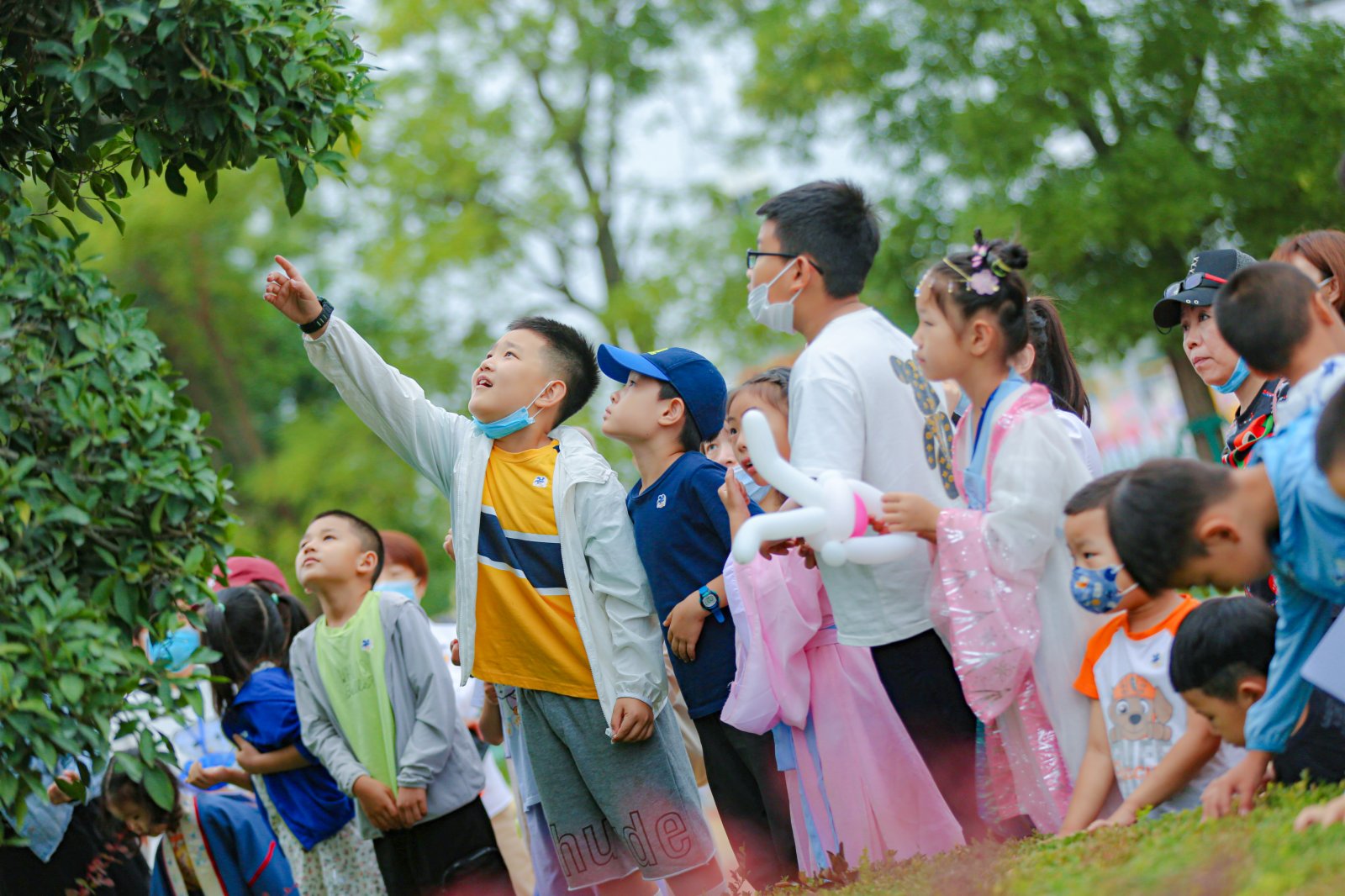 中秋小長假盛行「國潮風」短途親子游(記者宋偉攝)