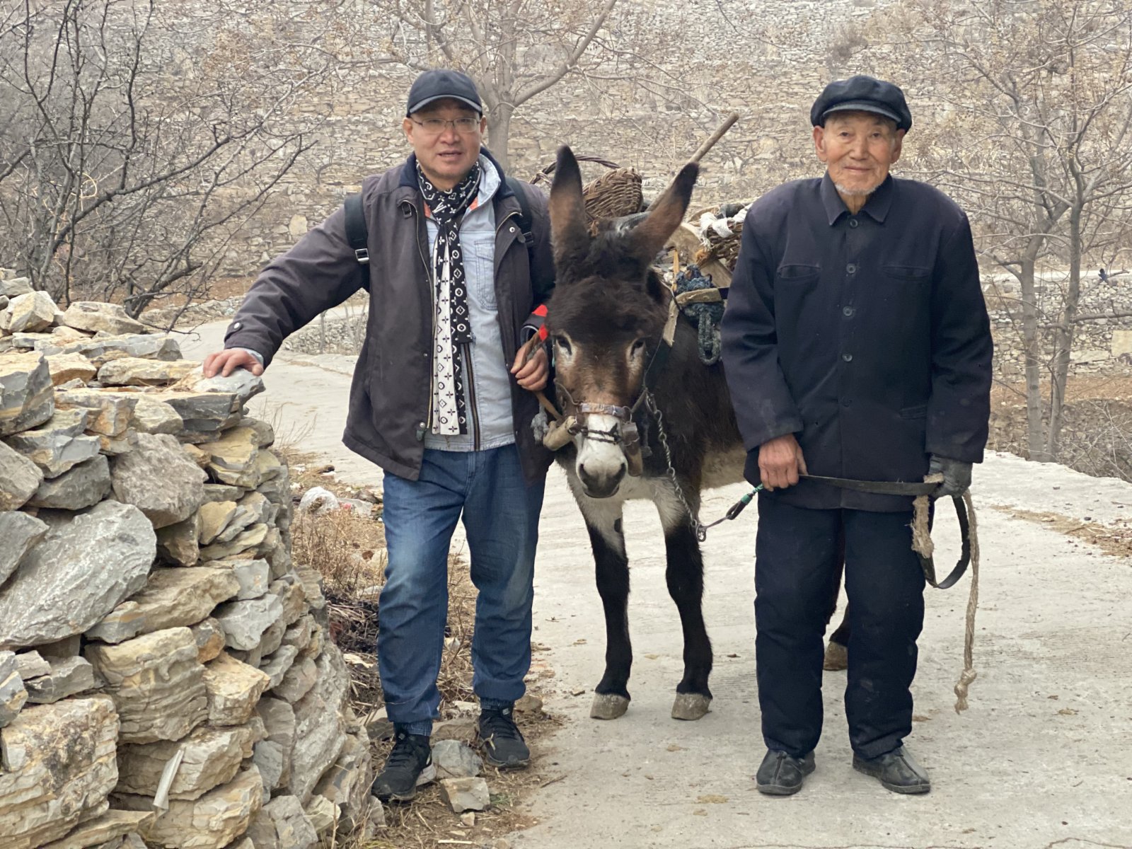 冬天，記者來到毛驢村（記者顧大鵬攝）