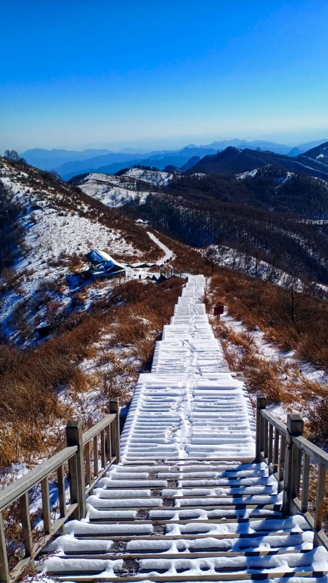 駝梁春節陽光明媚。