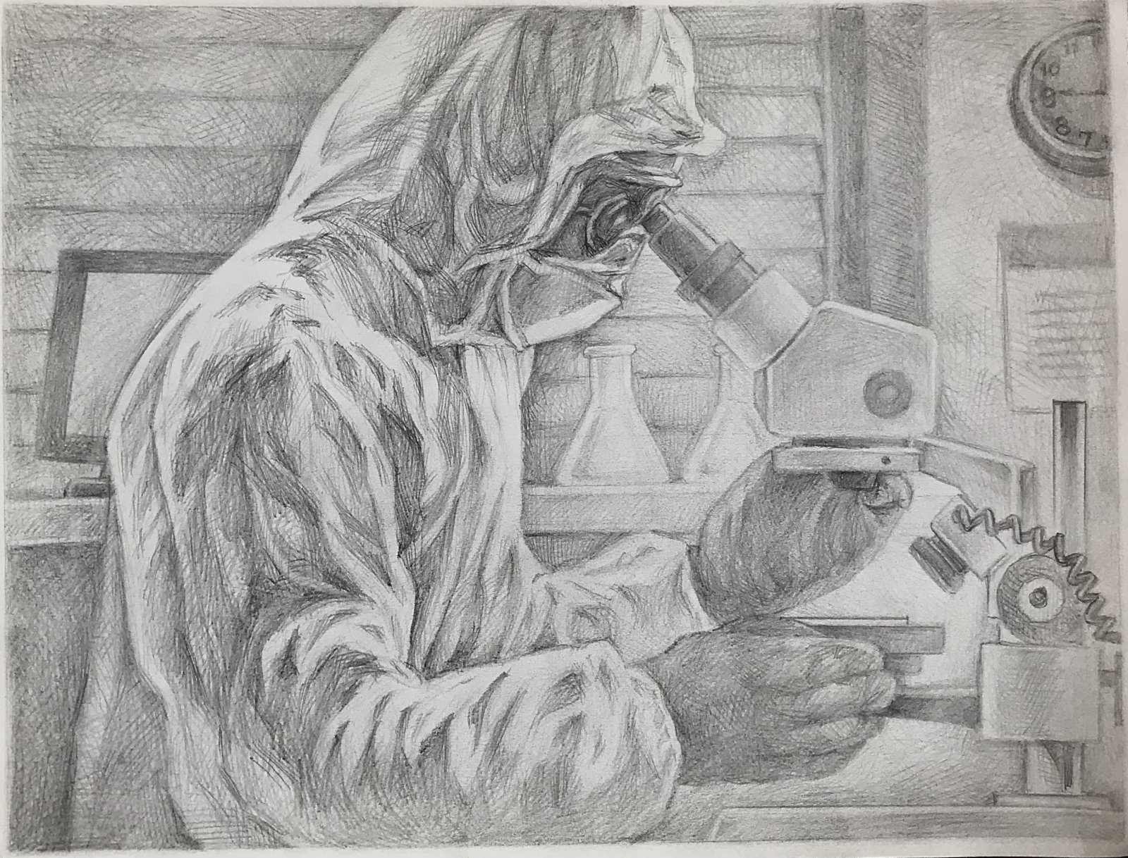 侯紹政《向抗疫最前線的醫務人員致敬（二）》