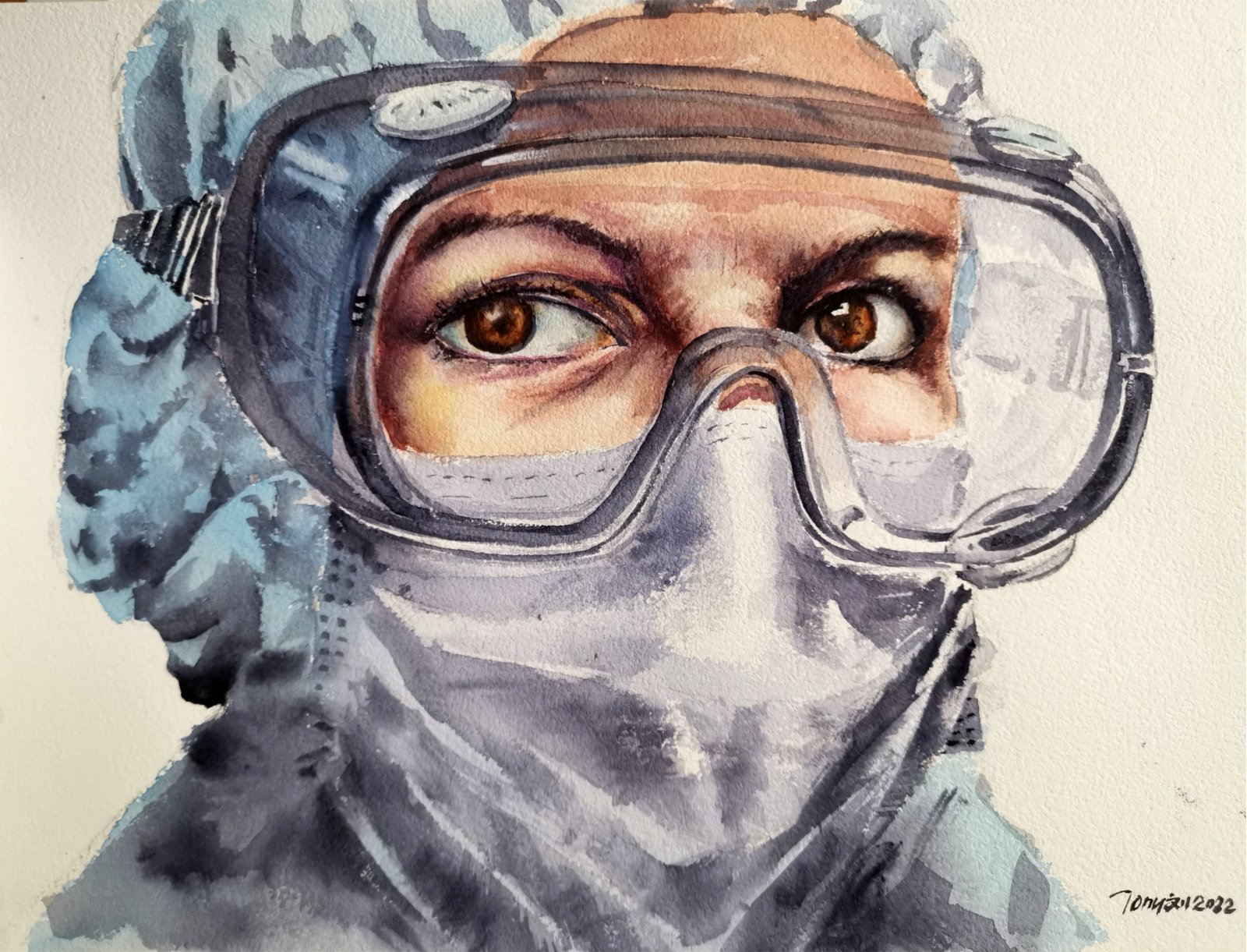 劉永富《勇敢的前線醫護人員》