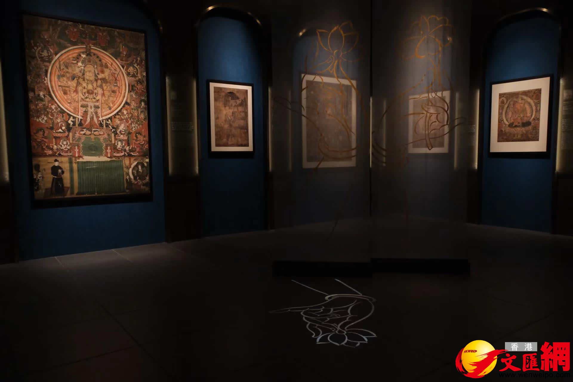 香港文化博物館明起舉行「敦煌—千載情緣的故事」大型歷史展覽。（記者麥鈞傑 攝）