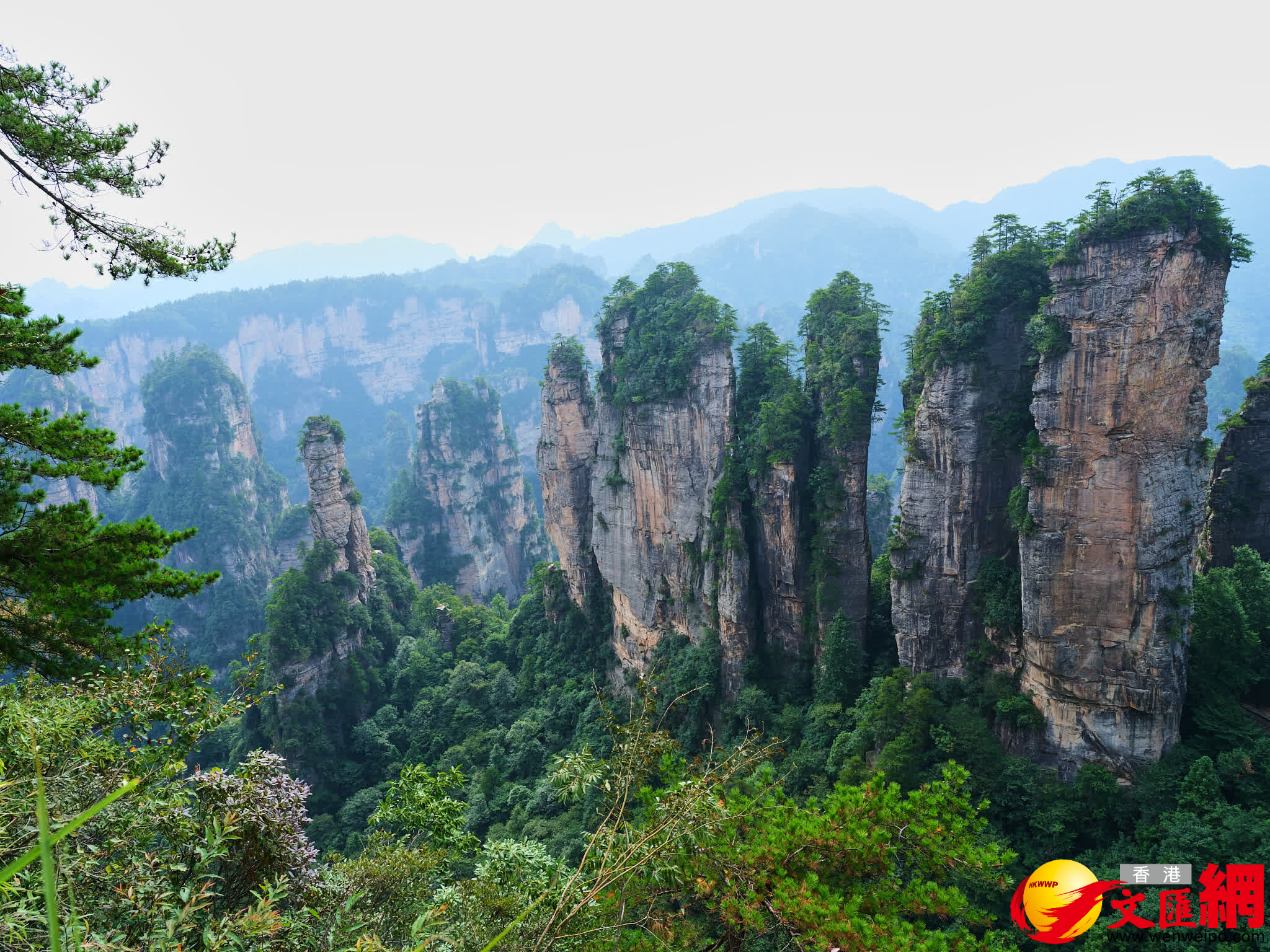 黃石寨風光（記者 姚進 攝）