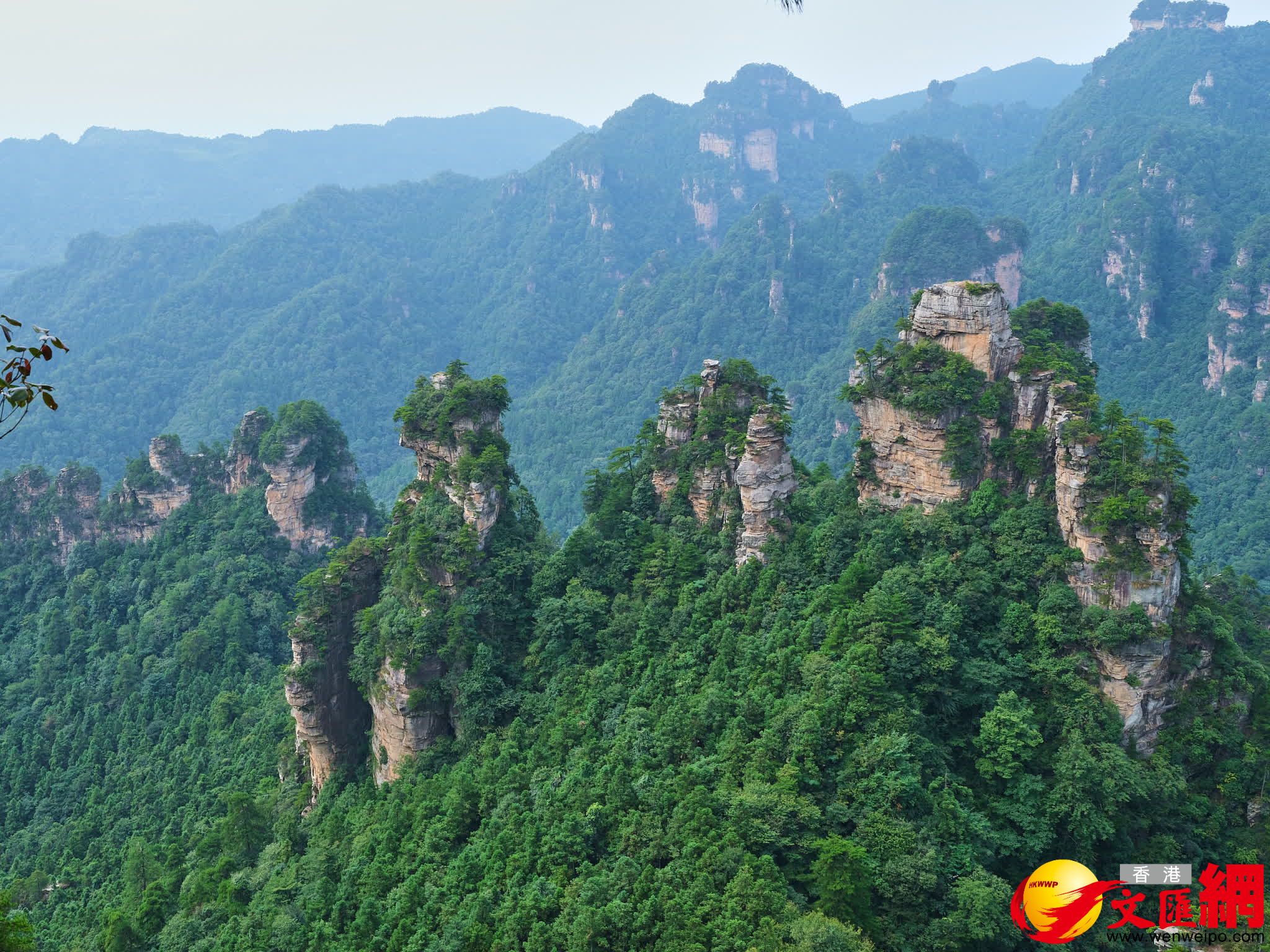 黃石寨風光（記者 姚進 攝）