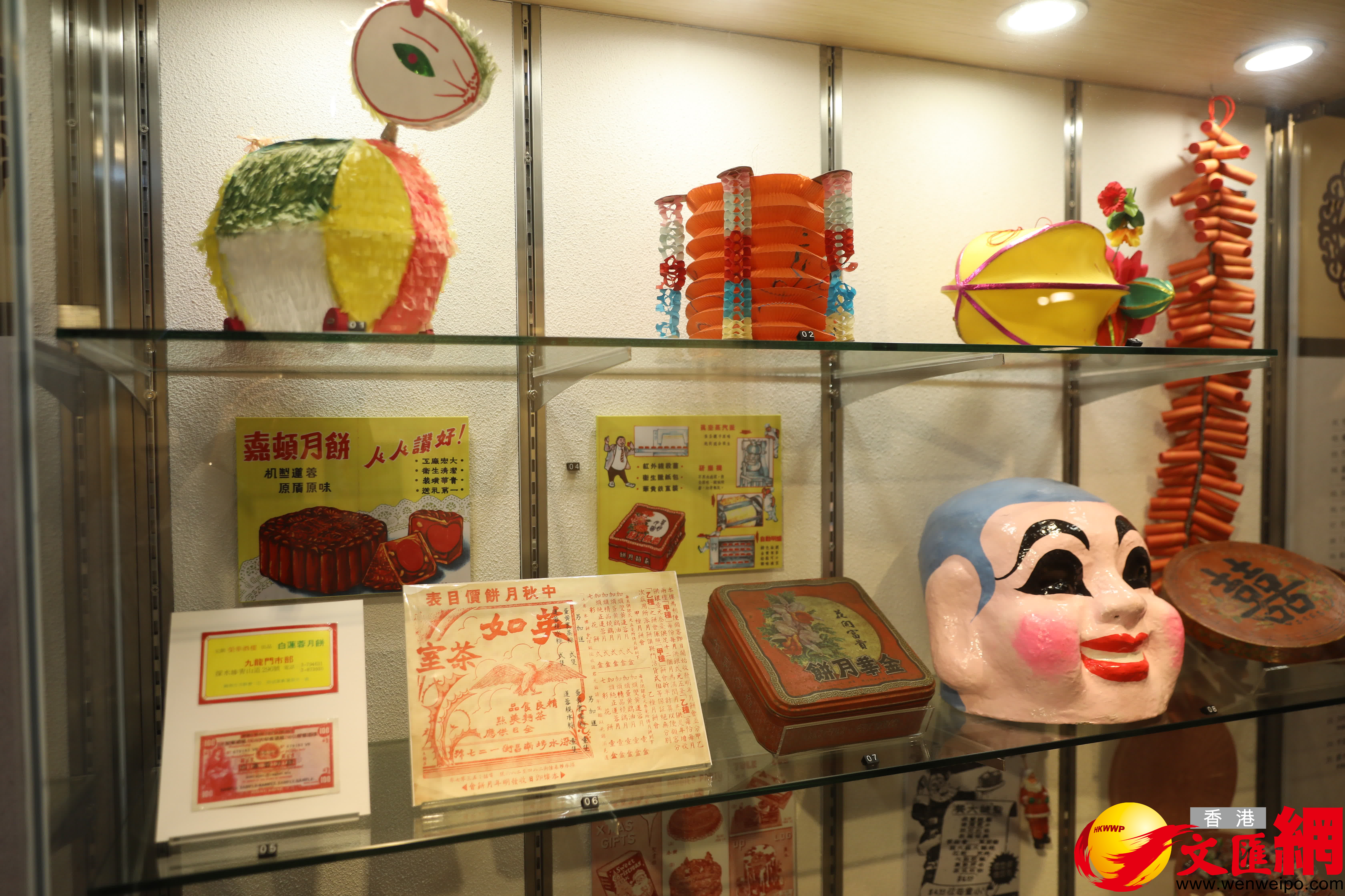 展覽中的懷舊物件。（大公文匯全媒體記者 李斯哲 攝）