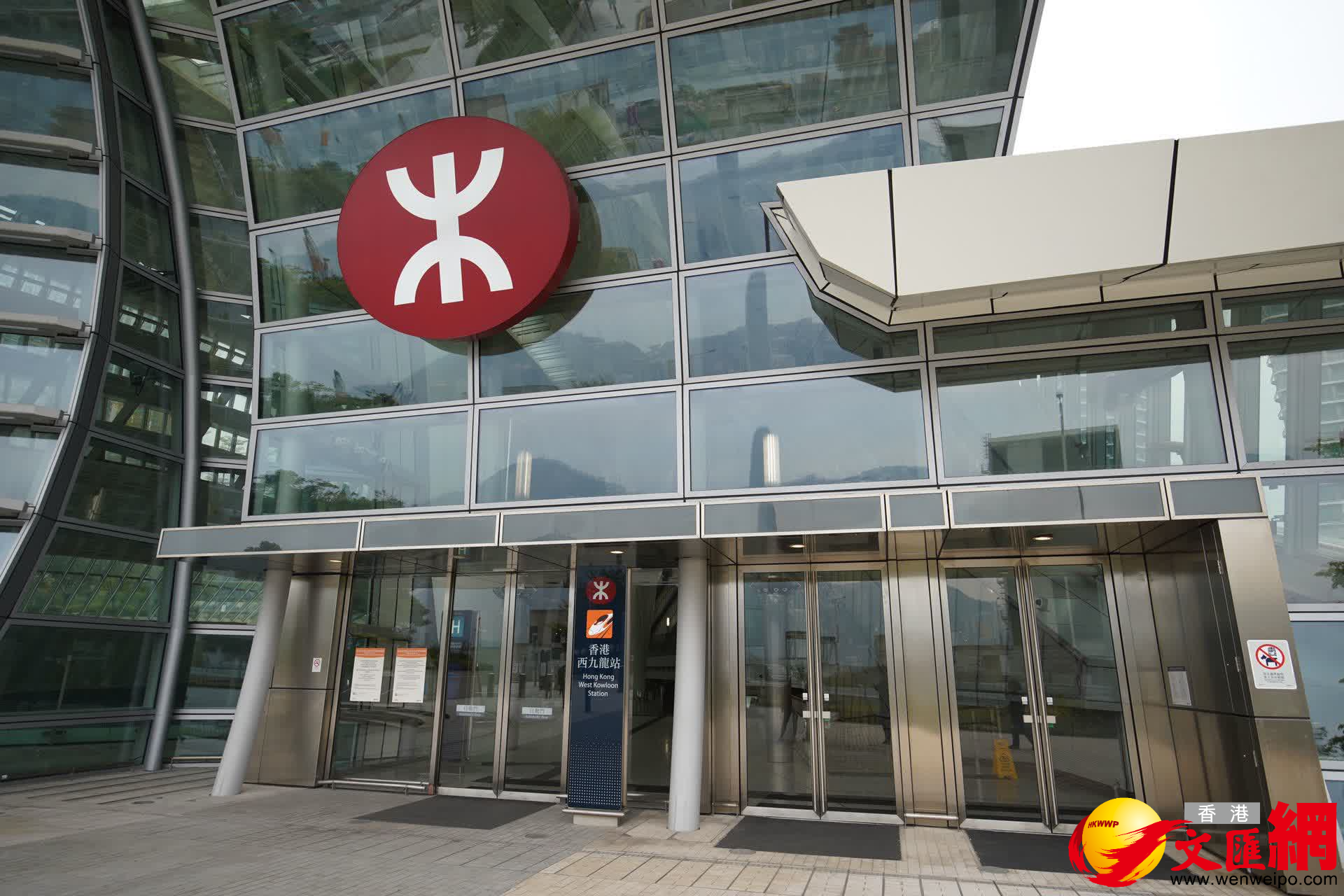 西九龍高鐵站今日起試運行。（大公文匯全媒體記者 麥鈞傑 攝）