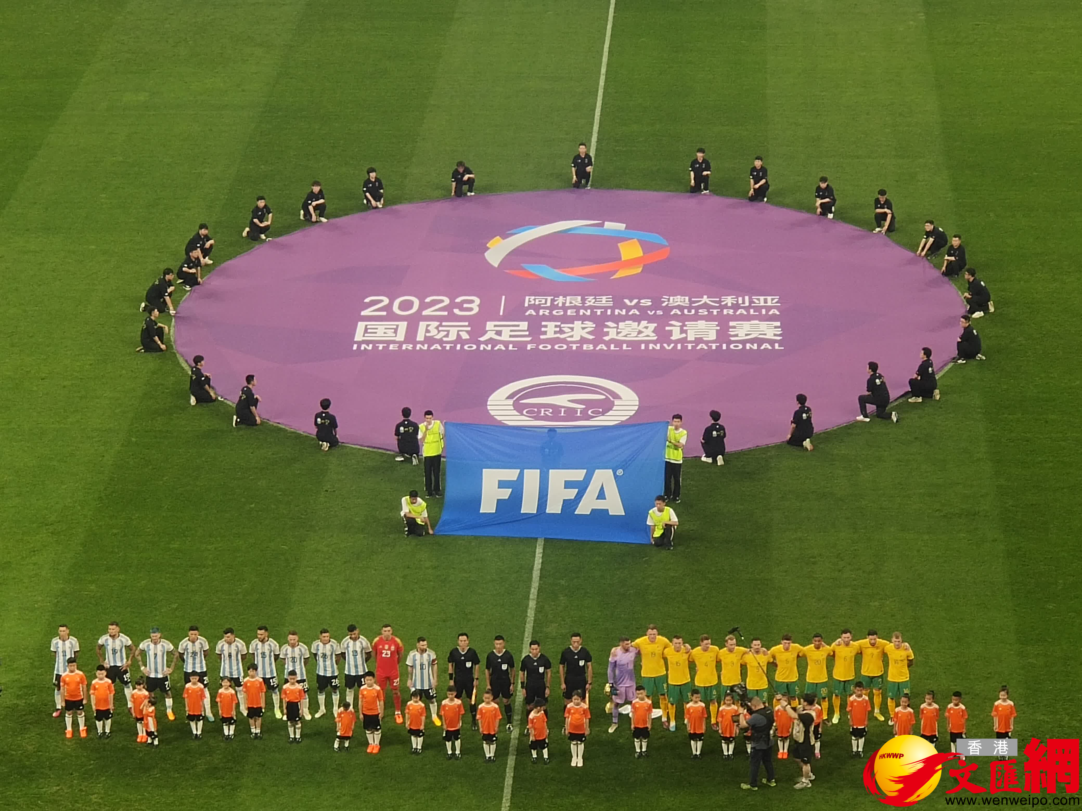 梅西中國行球迷熱情高漲　賽後發文感謝中國球迷