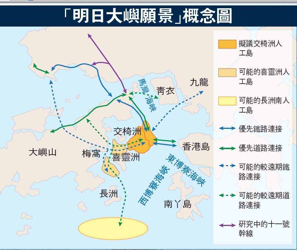 消息指「明日大嶼」最快2027年填海 香港 香港文匯網