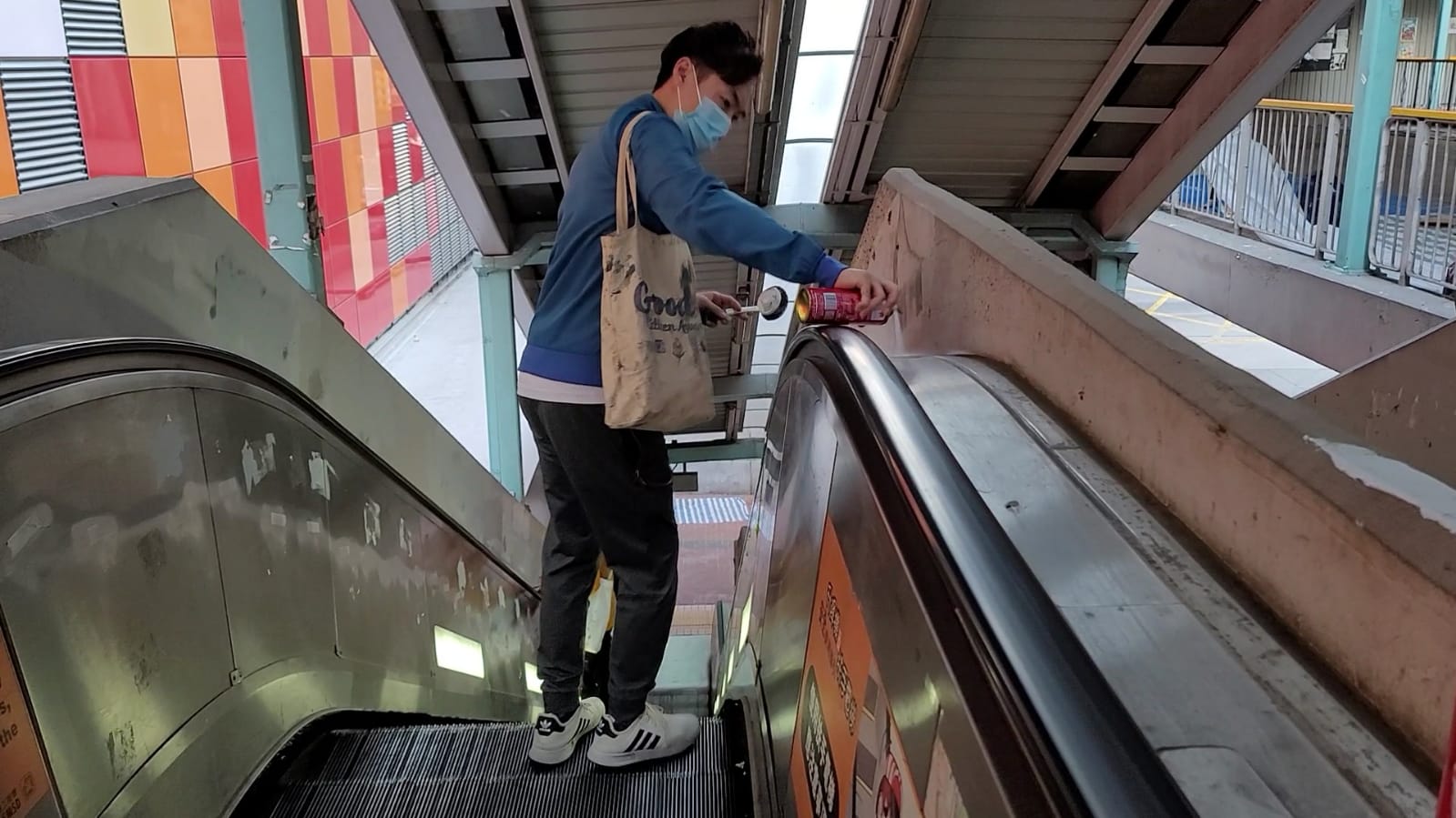 行動發起人、香港菁英會社會民生研究會主任高松傑(大公文匯全媒體記者攝)