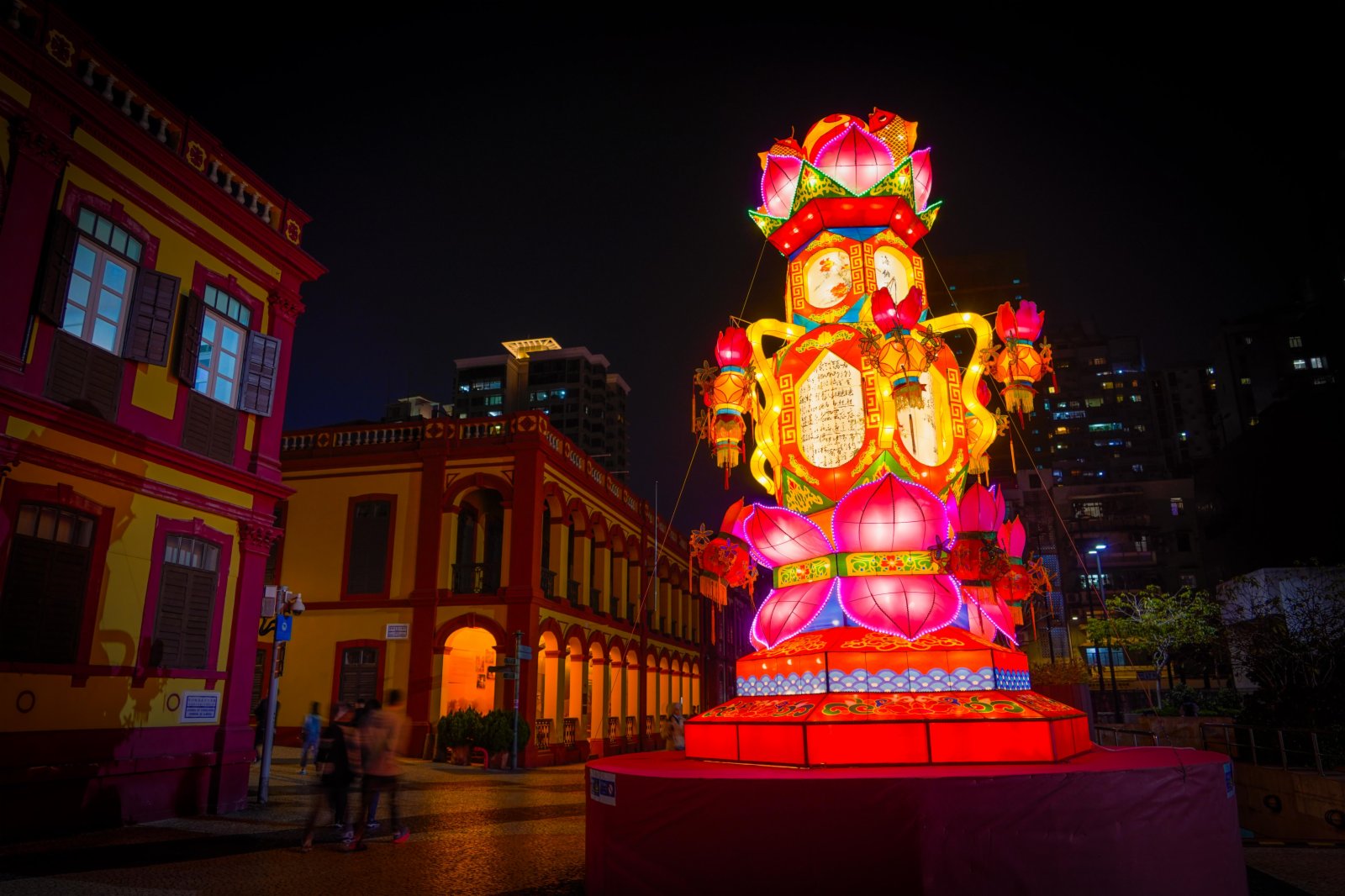 澳門新年燈飾(由新聞局提供)