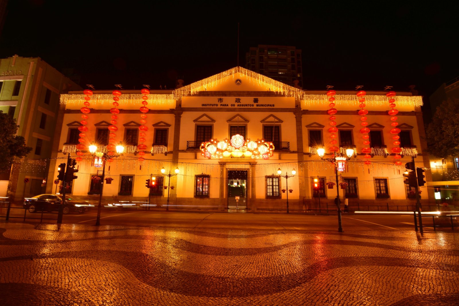 澳門新年燈飾(由新聞局提供)