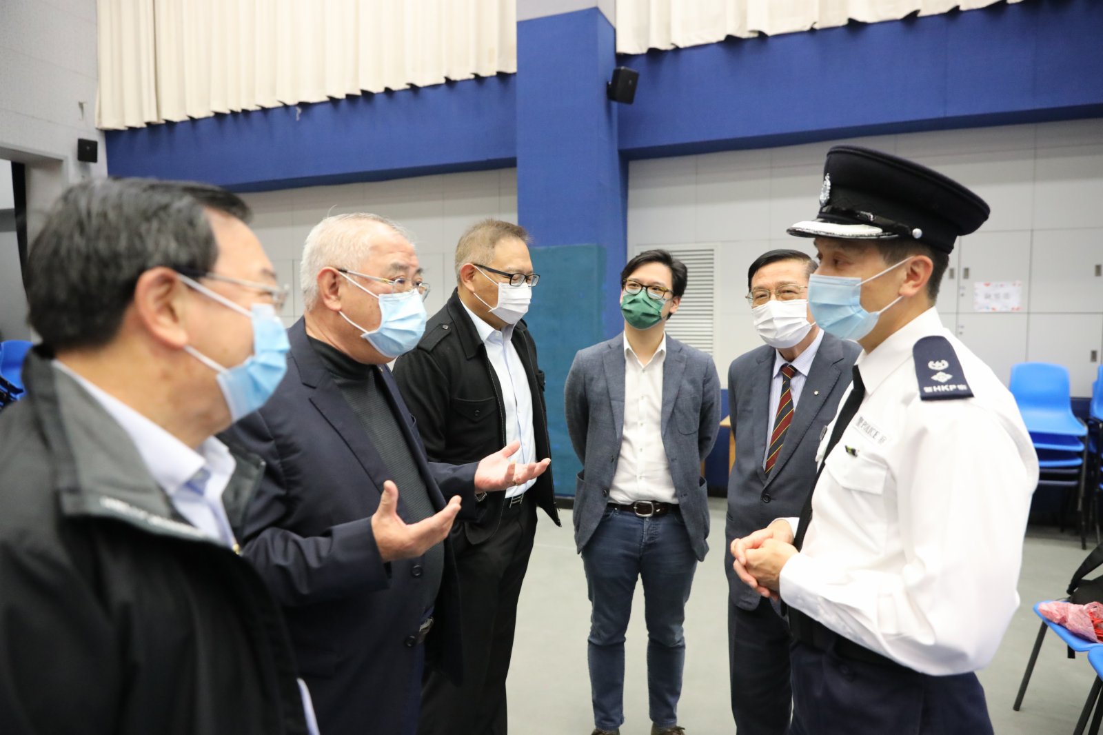 新界北總區高級警司(行政)梁仁傑由衷感謝市民、團體在困難時期繼續支持執法。