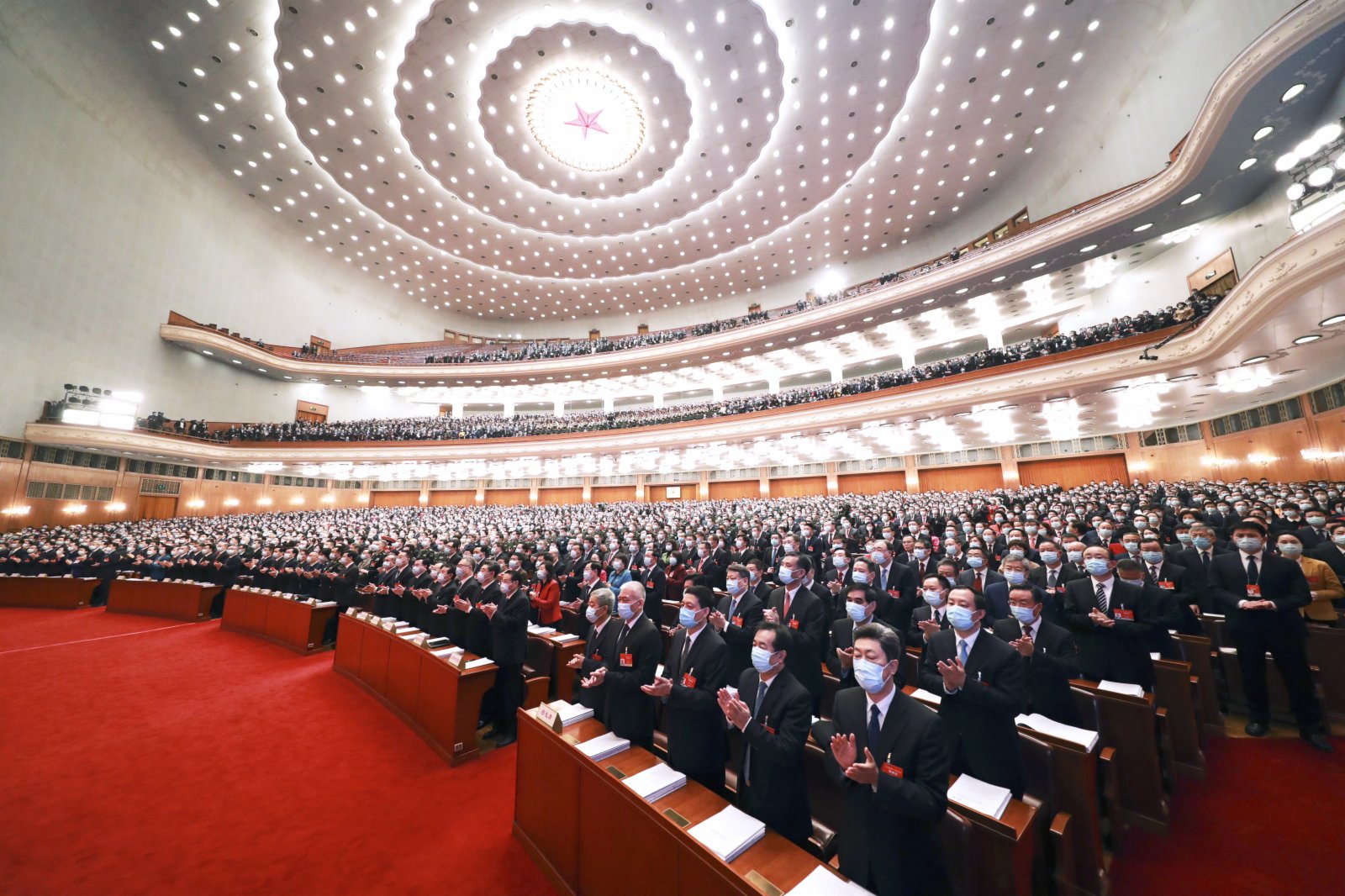 3月5日，第十三屆全國人民代表大會第四次會議在北京人民大會堂開幕。新華社