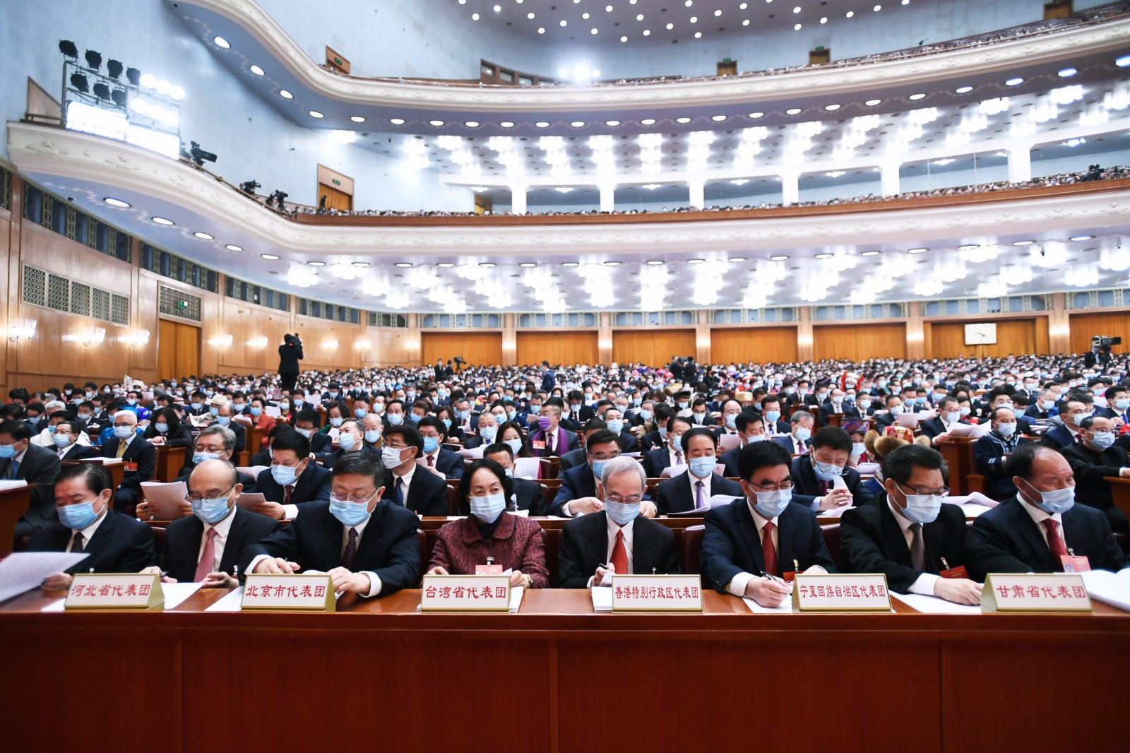 3月5日，第十三屆全國人民代表大會第四次會議在北京人民大會堂開幕。新華社