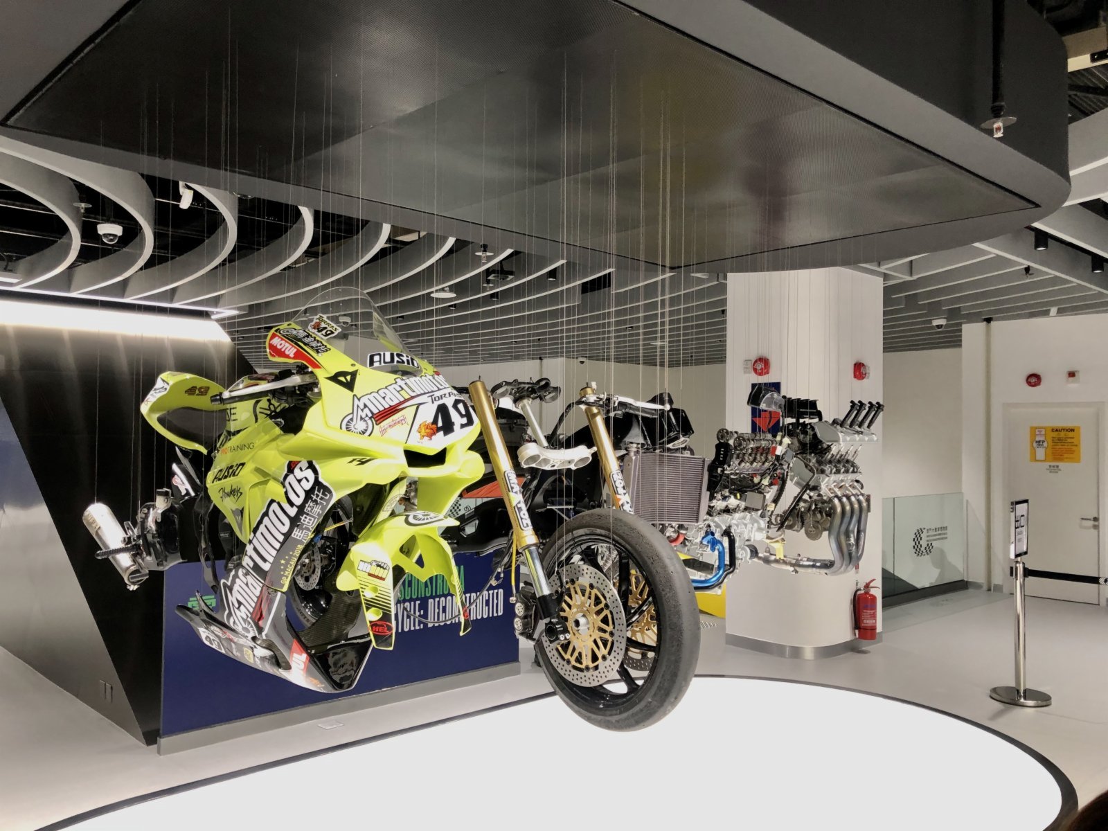 圖為澳門大賽車博物館場內情景（香港文匯網記者 孫銘澤 攝）