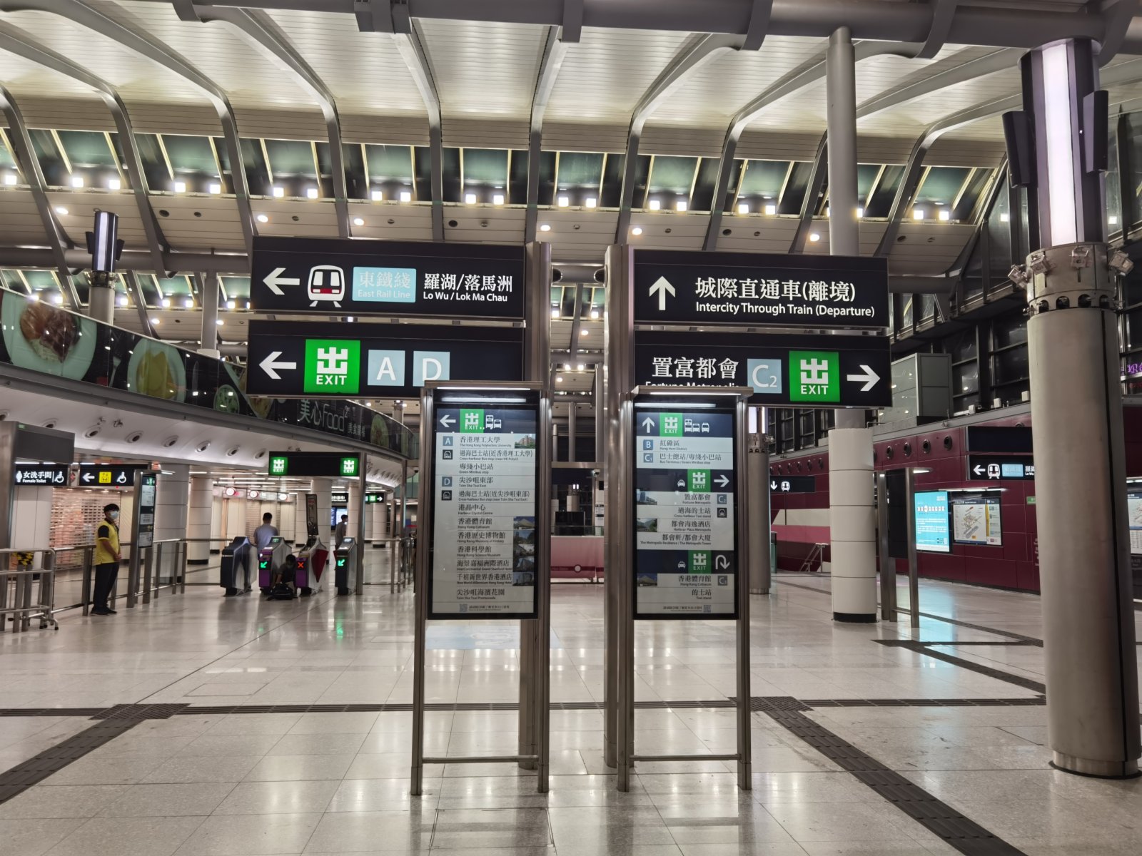 紅磡站新月台20日啟用。（大公文匯全媒體記者李九歌 攝）