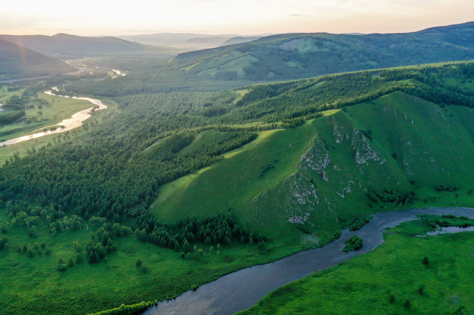 阿爾山國家森林公園風光。（新華社）