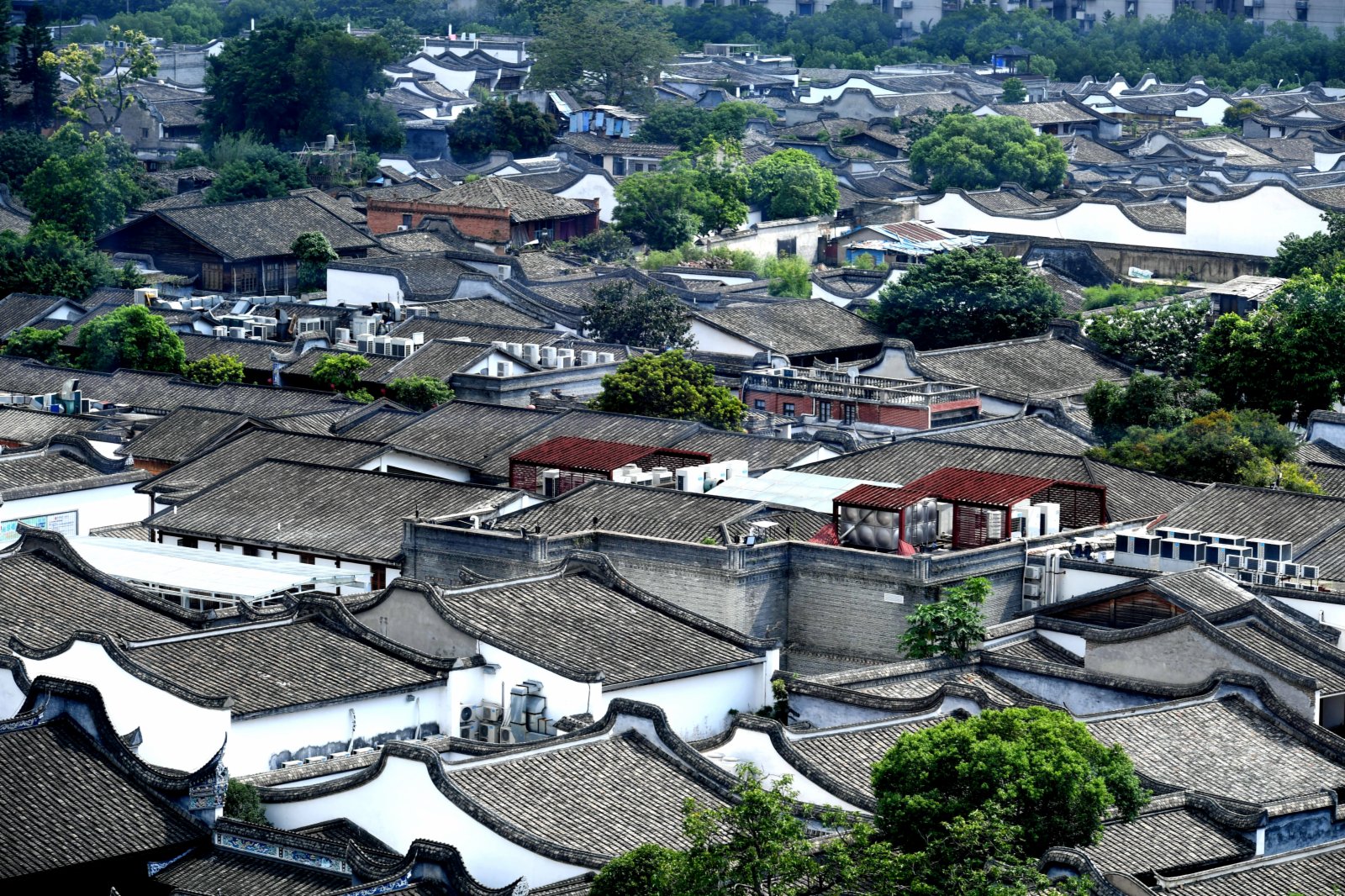 圖為福州的歷史之源、文化之根、文脈昌盛之地——三坊七巷。(中新社) 圖為福州的歷史之源、文化之根、文脈昌盛之地——三坊七巷。(中新社)