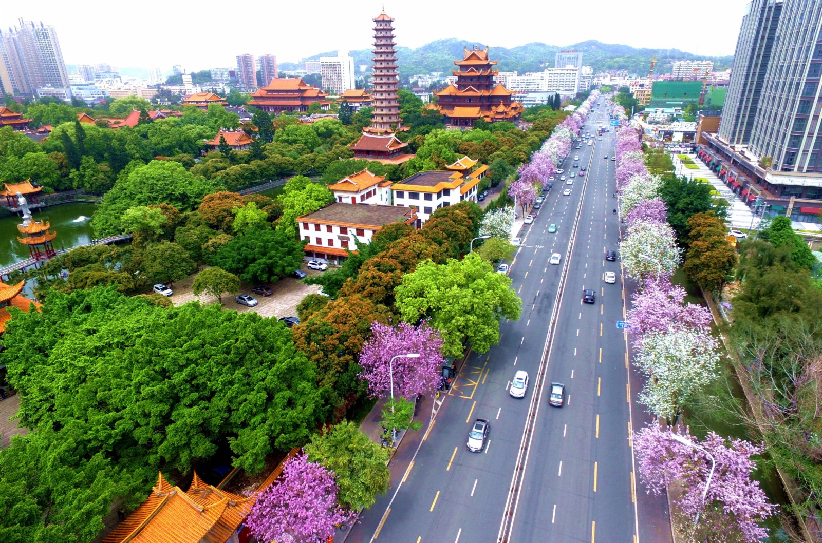 圖為位於福州市中心的千年古寺——西禪寺。(中新社) 圖為位於福州市中心的千年古寺——西禪寺。(中新社)