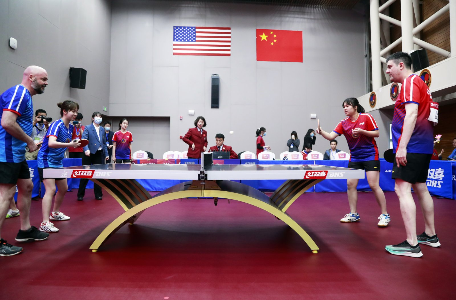 社交部：中美再續「乒乓社交」佳話是‍值患上高興的事