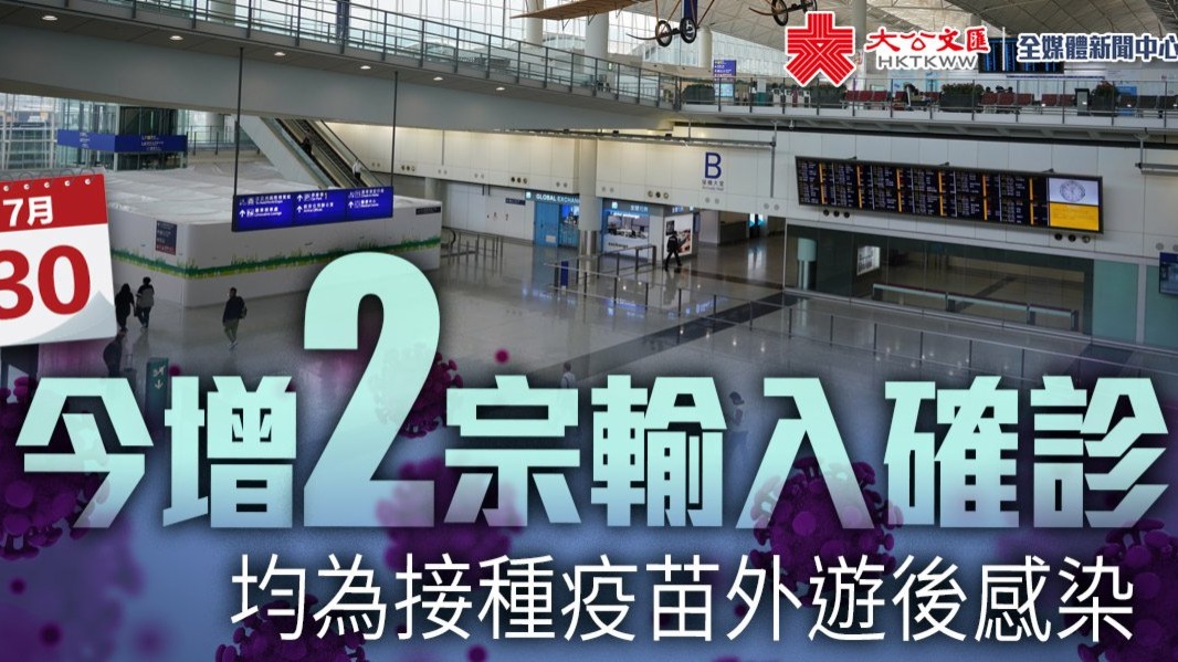 香港今增2宗輸入確診　均為接種疫苗外遊後感染 - 香港 - Vimarsana News