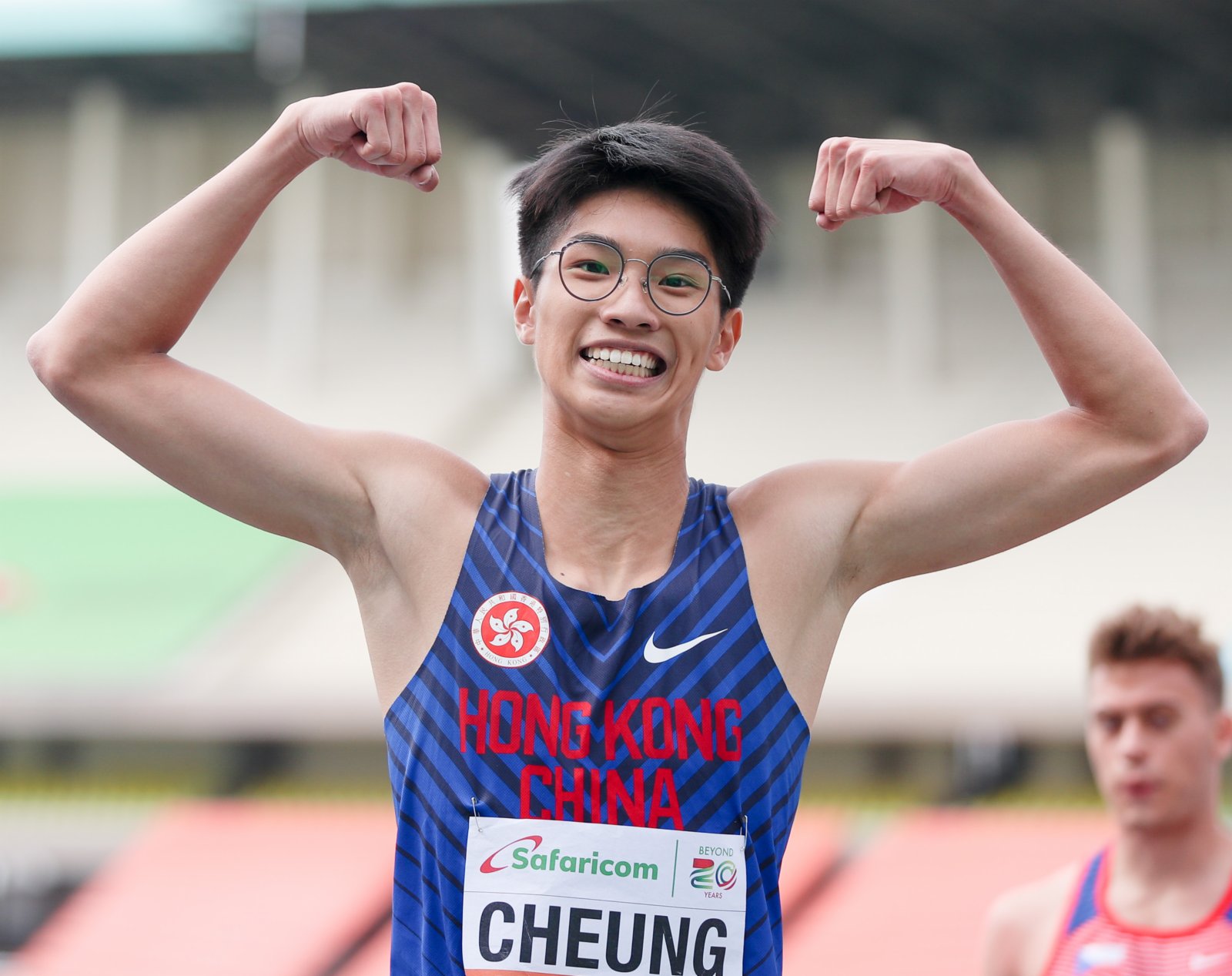 香港田徑隊男子110米欄代表張紹衡（新華社）