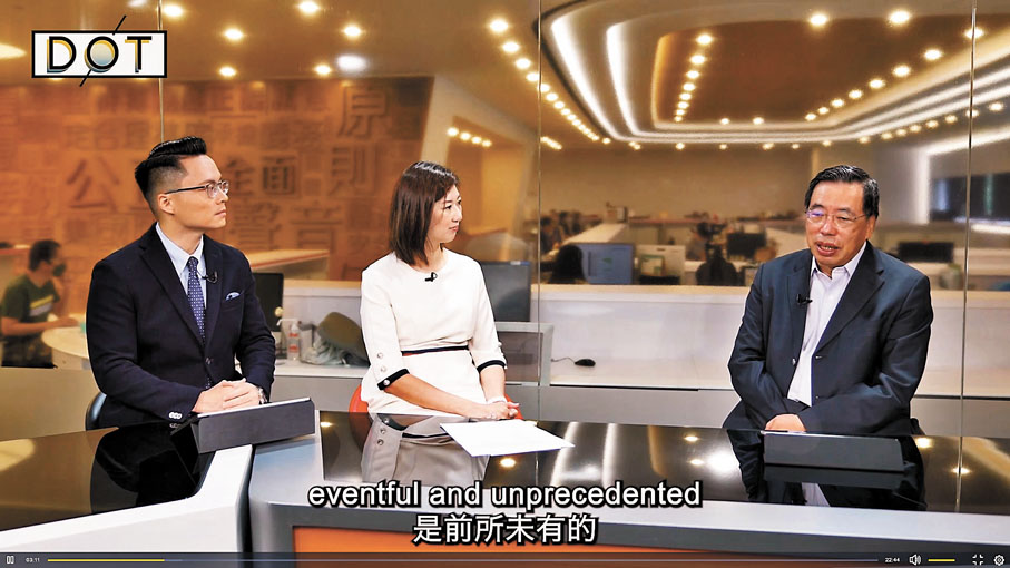 【EyE on U】鐘擺回到中間 立會恢復效率 梁君彥「揭秘」香港立法會的改變 - 教育 - 香港文匯網
