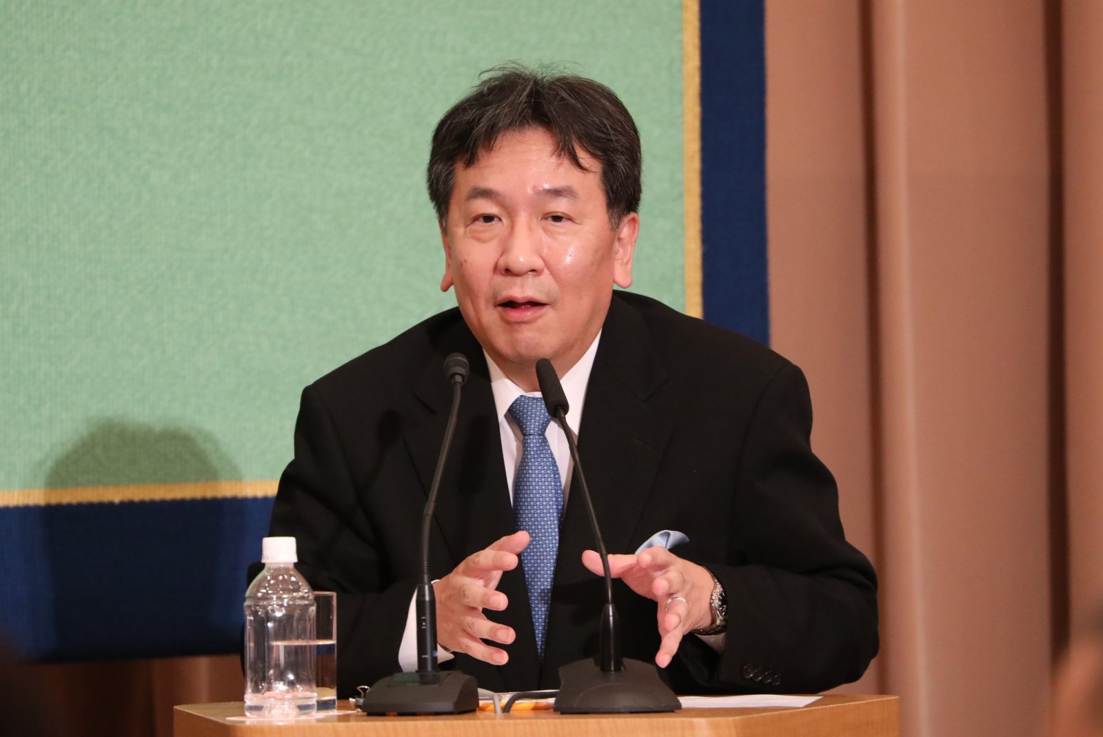 日本立憲夷易近主黨黨首枝野幸男宣告辭職