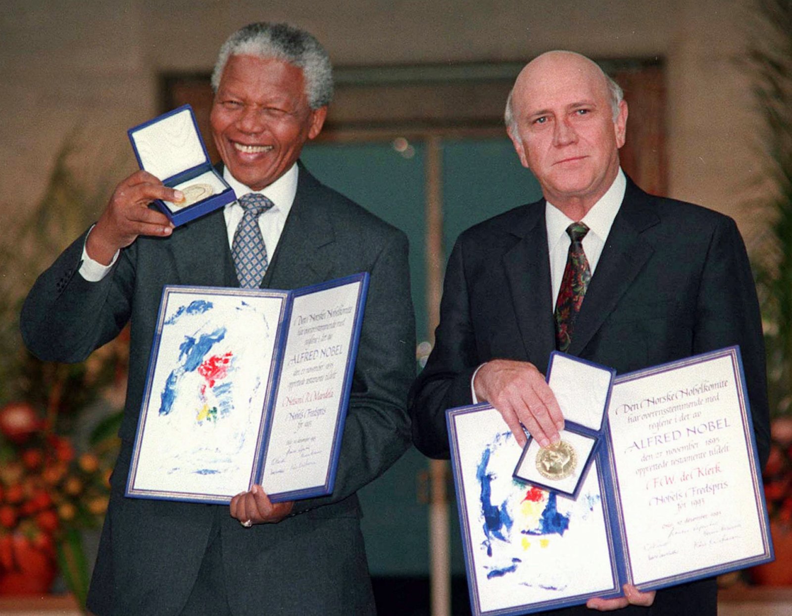 南非前總統德克勒克去世　曾经與曼德拉配合獲患上諾貝爾清静獎