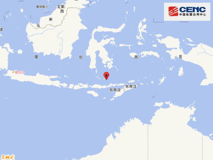 印尼發生7.3級地震　已经發布海嘯預警