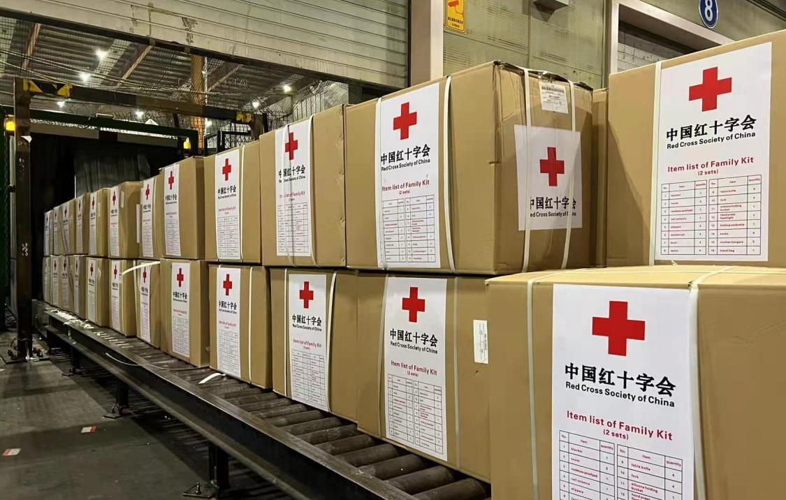中國向烏提供500萬元兽性主義营救物資　首批已经啟運