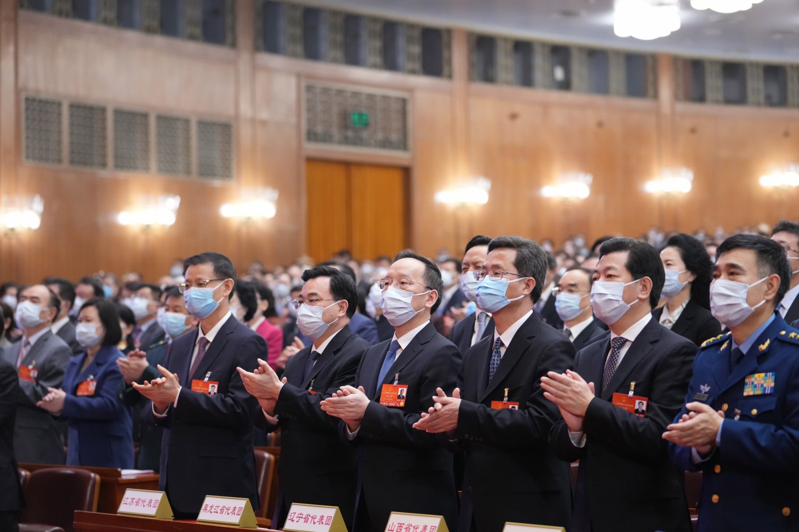 3月11日，十三屆全國人大五次會議在北京人民大會堂舉行閉幕會。新華社