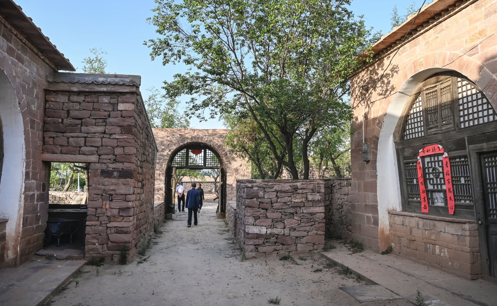 這是6月8日拍攝的吳堡石城興文書院。（新華社）