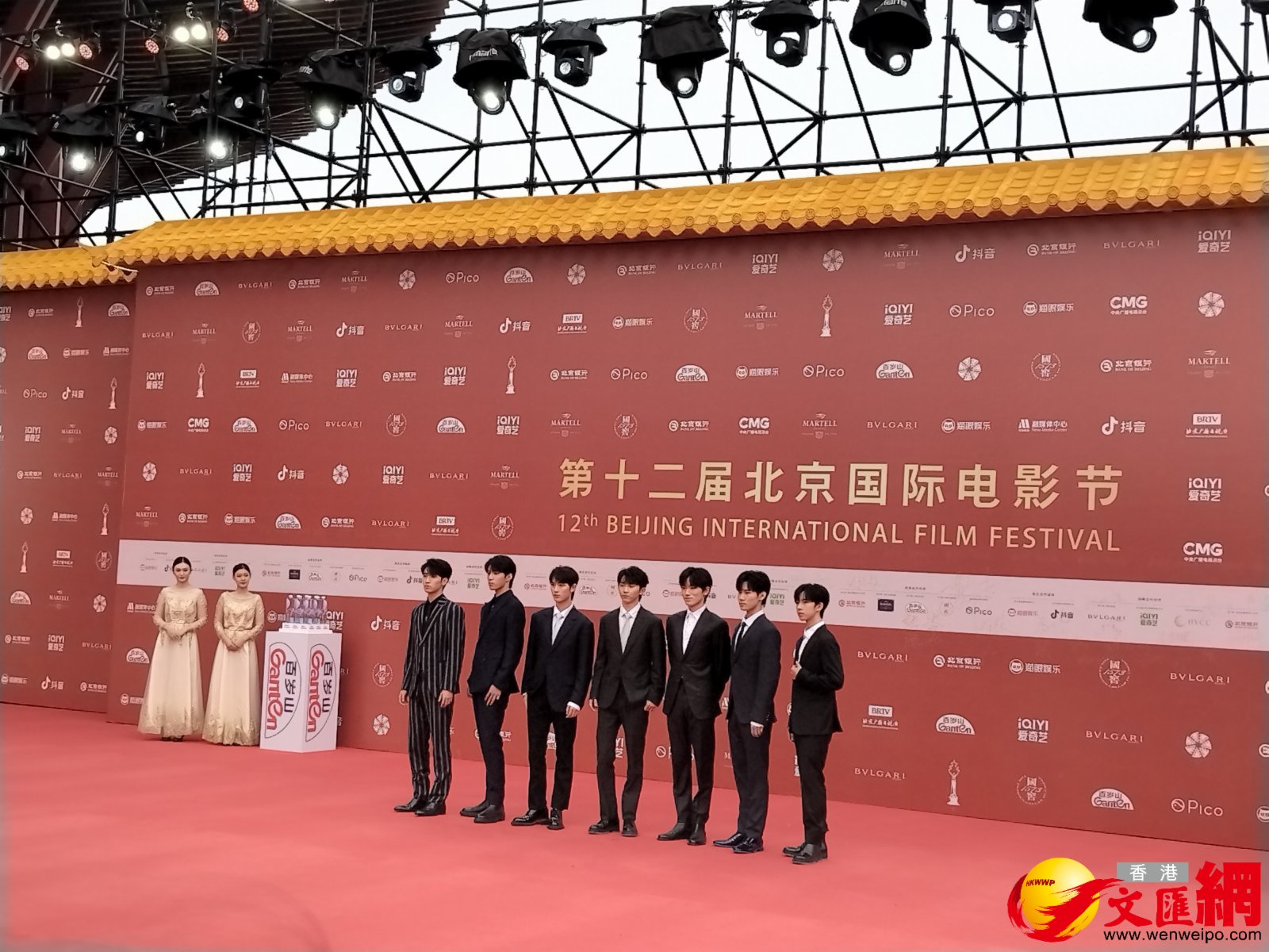 北京國際電影節紅毯儀式。（香港文匯網記者馬曉芳攝）