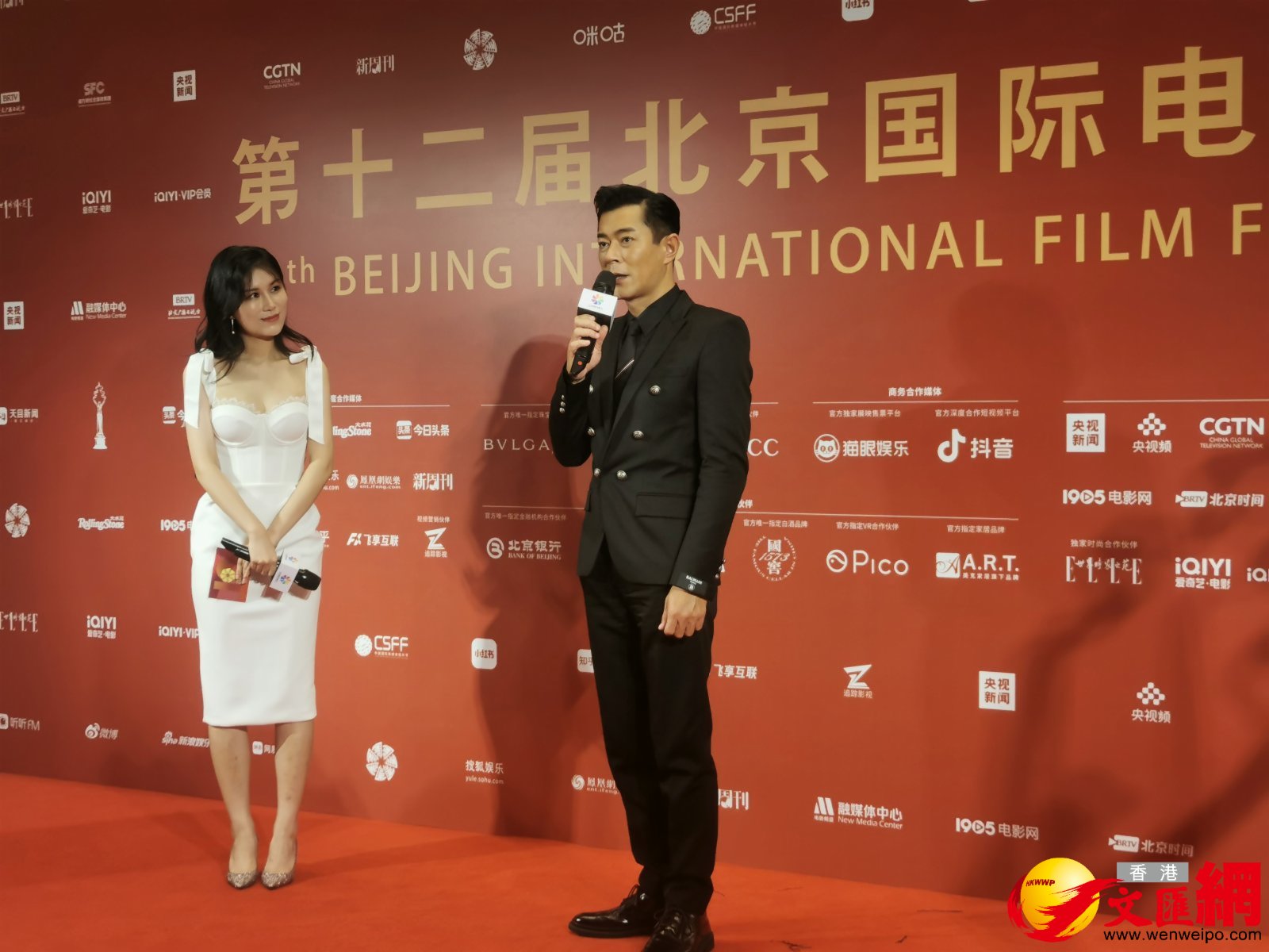 香港演員古天樂出席紅毯儀式。（香港文匯網記者張帥攝）