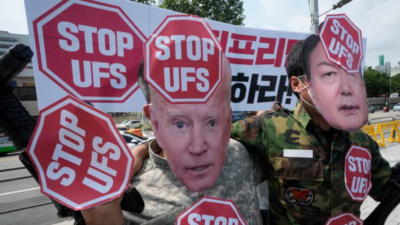 韓國舉行反美集會呼籲撤走駐韓美軍