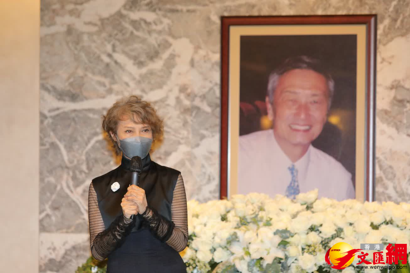 張正甫先生追思會現場。(香港文匯報記者萬霜靈 攝) 張正甫先生追思會現場。(香港文匯報記者萬霜靈 攝)