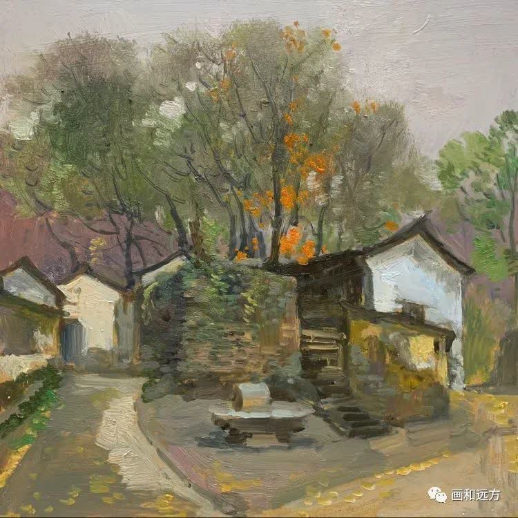 山村晨霧 30X30 2022年 山村晨霧 30X30 2022年