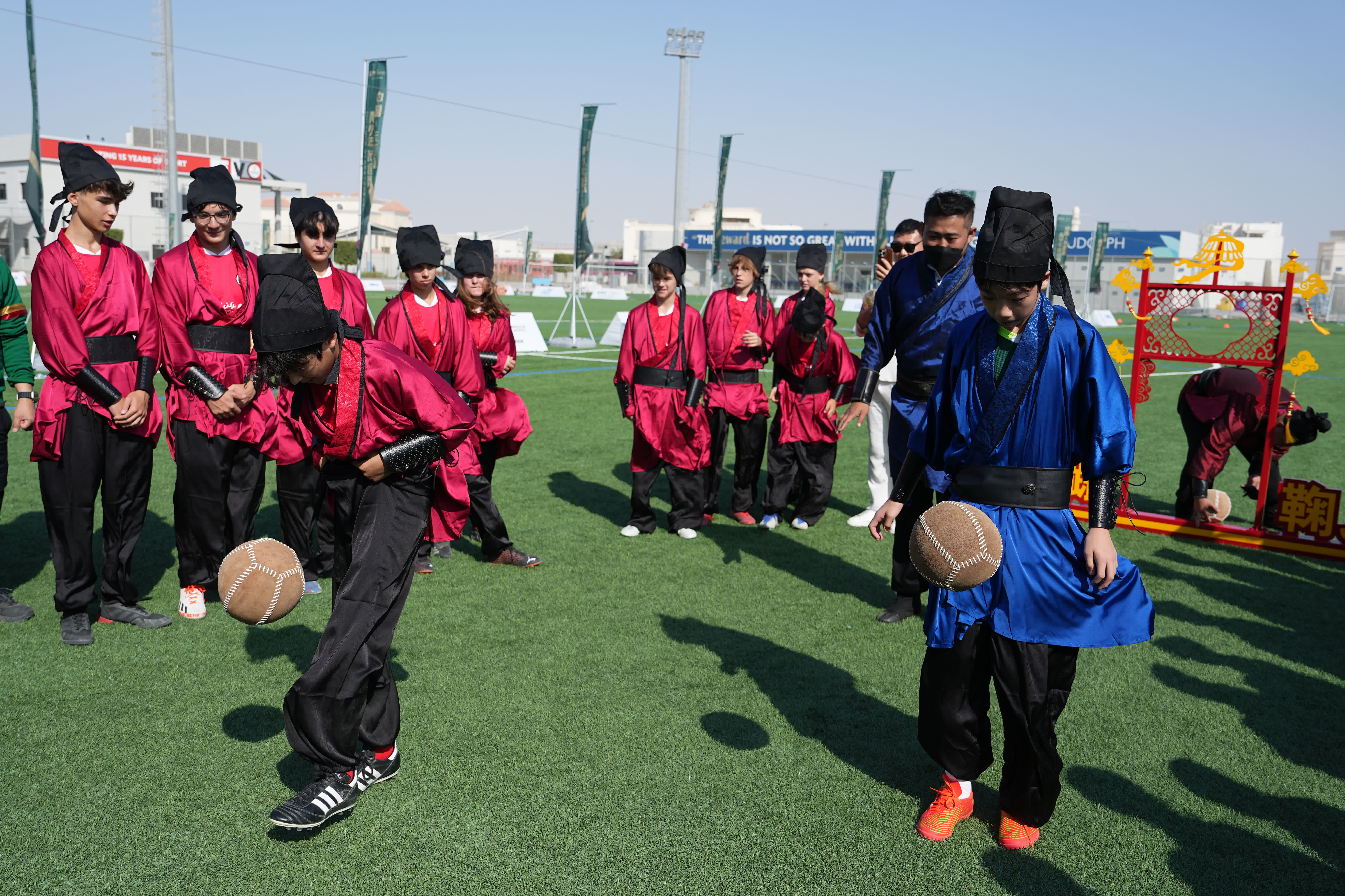 中國—卡塔爾青少年足球友誼賽舉辦