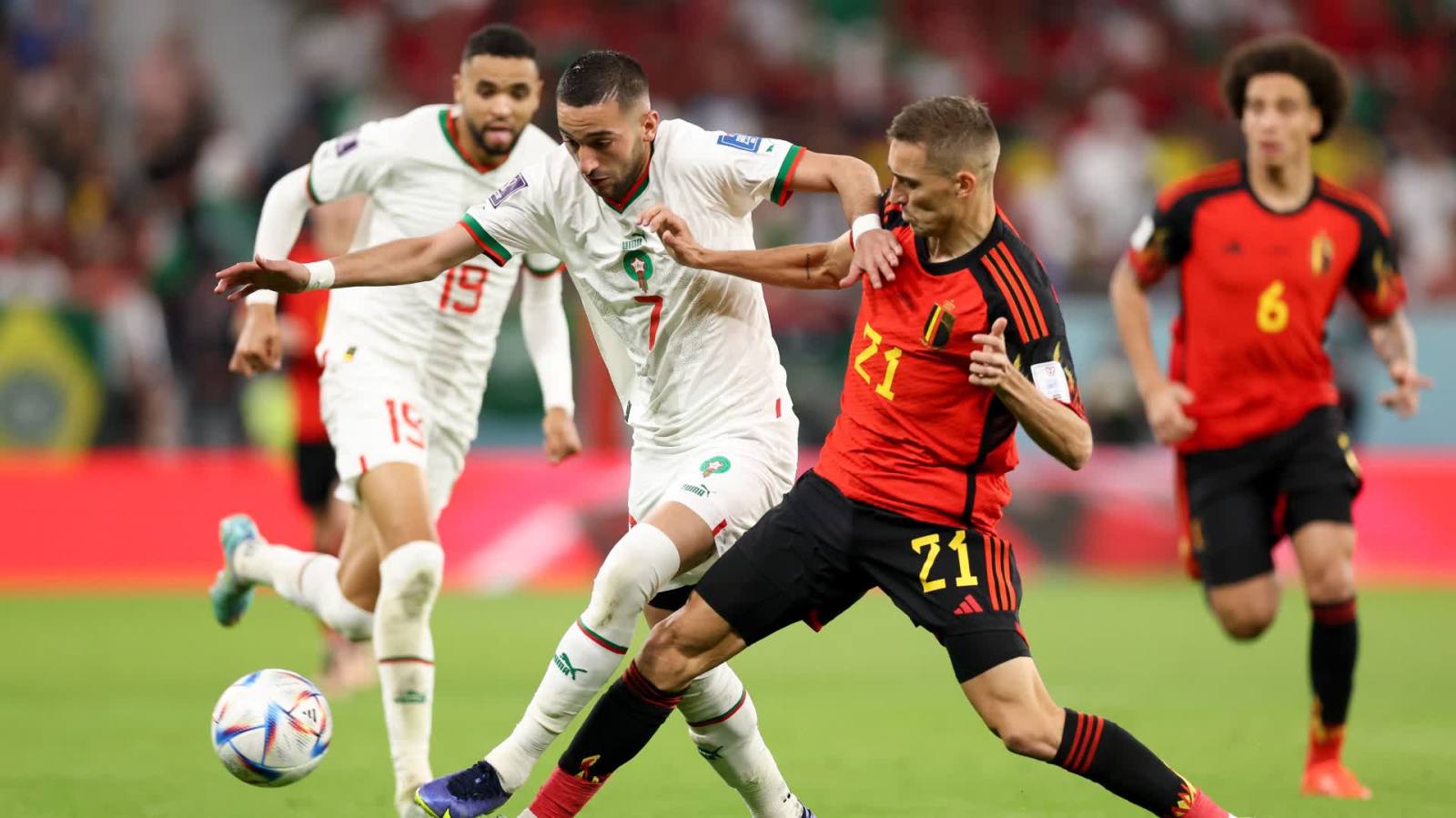 世界盃｜摩洛哥2:0爆冷擊敗比利時　登頂F組榜首