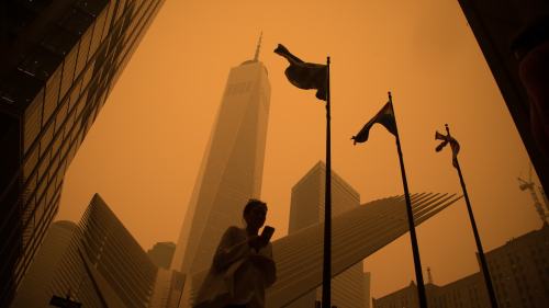 加拿大野火煙塵飄至美國　部分地區被煙塵籠罩