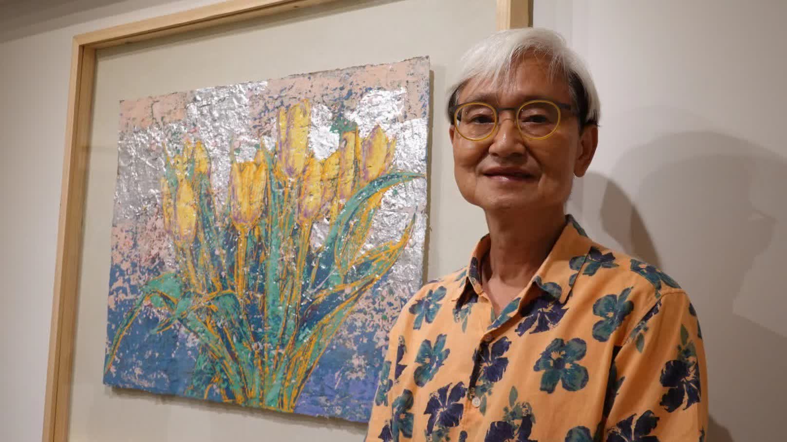 「石中花」鍾大富岩彩藝術展 領略「會呼吸的藝術品」魅力 - 香港 - 香港文匯報