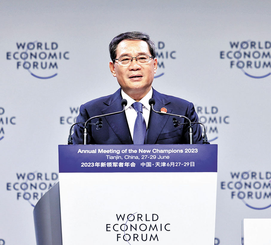 出席夏季達沃斯論壇並致辭 強調中國繼續為世界經濟復甦提供強大動能 李強:願與各國企業家一道堅定支持經濟全球化 - 內地 - 香港文匯網